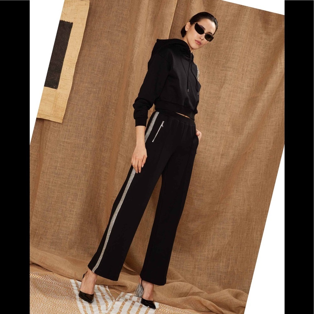 CRYSTAL STRIPE PANTS